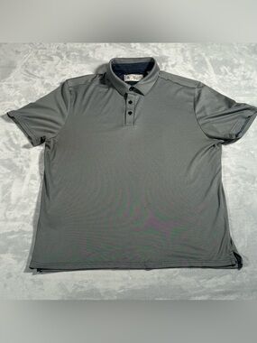 Original Penguin Golf Polo Shirt Gray Performance Short Sleeve Men’s Large